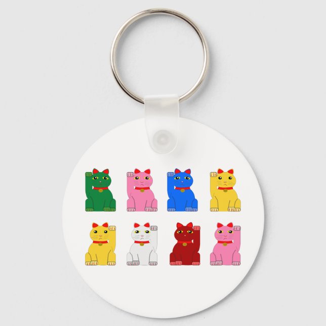 Porte-clés maneki neko keychain (Front)