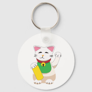 Porte-clés Maneki Neko ou Chat qui Invite