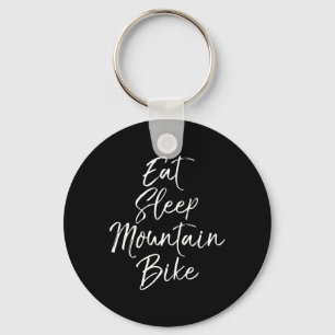 Porte-clés Manger Dormir Vélo de Montagne Répéter Chemise Drô