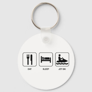 Porte-clés Manger Ski Jet Sleep