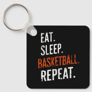 Porte-clés Manger Sleep Basketball Répéter Retro Vintage