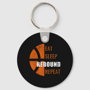 Porte-clés Manger Sommeil Rebond Répétition Fun Basketball Ho