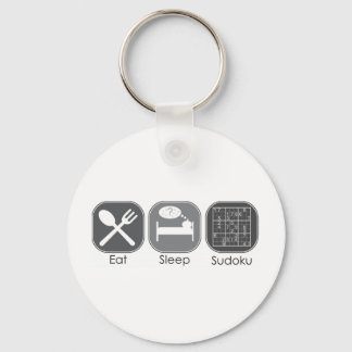 Porte-clés Manger Sudoku Sleep Copie