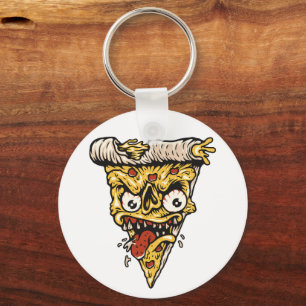 Porte-clés Mangez ce Porte - clé de pizza - Cheesy Fun On Go!