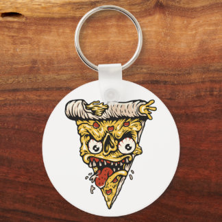 Porte-clés Mangez ce Porte - clé de pizza - Cheesy Fun On Go!