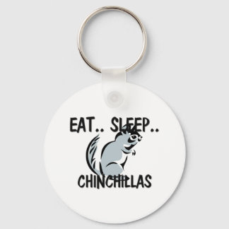 Porte-clés Mangez des CHINCHILLAS endormis