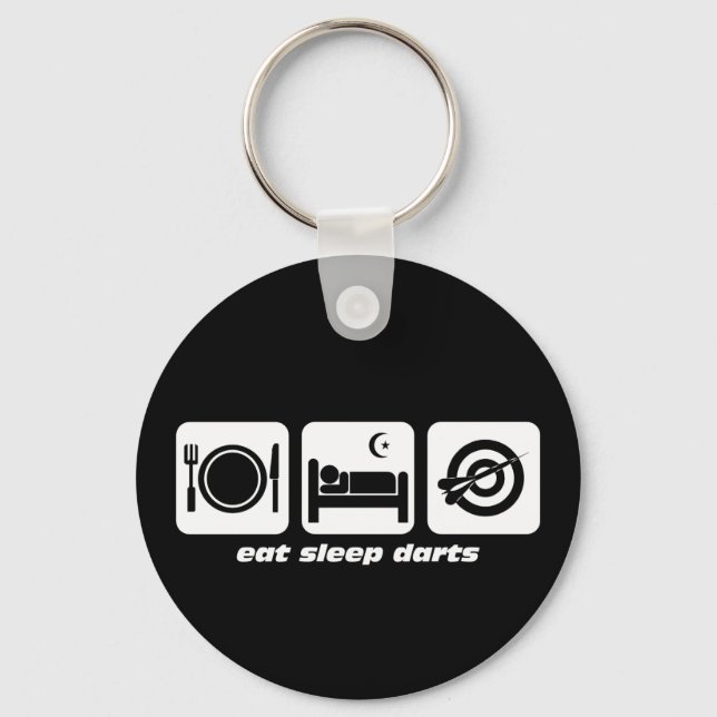 Porte-clés Mangez les fléchettes de sommeil (Recto)