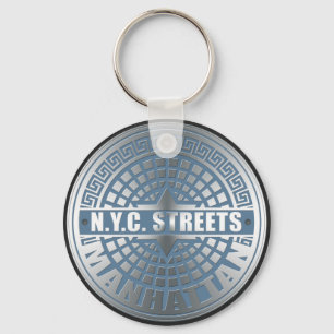 Porte-clés Manhole Covers Manhattan
