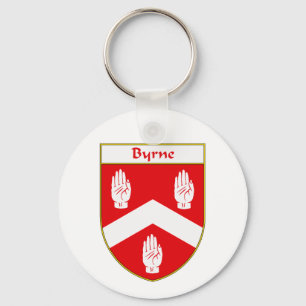 Porte-clés Manteau de Byrne des bras/de crête de famille
