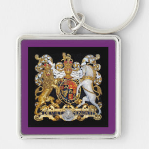 Porte-clés Manteau du Royaume-Uni des bras royal