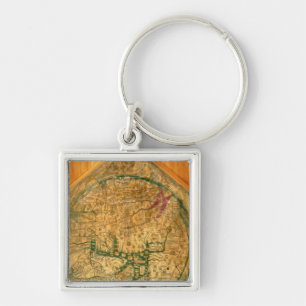 Porte-clés Mappa Mundi, c.1290