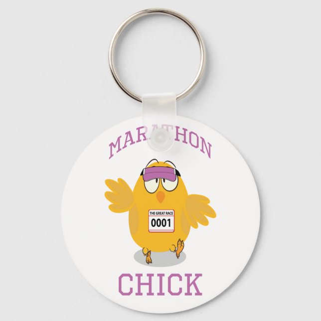 Porte-clés Marathon Chick (Recto)