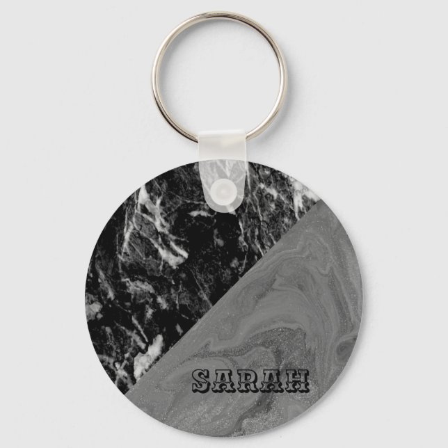 Porte-clés Marble noir (Recto)