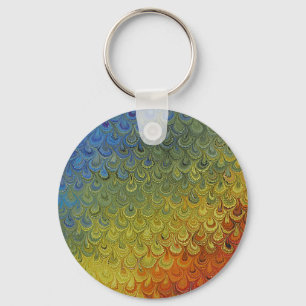 Porte-clés Marbre arc-en-ciel
