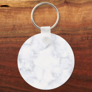 Porte-clés Marbre Blanc Moderne