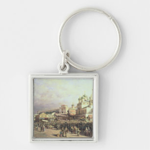 Porte-clés Marché dans Nishny, Novgorod, 1872