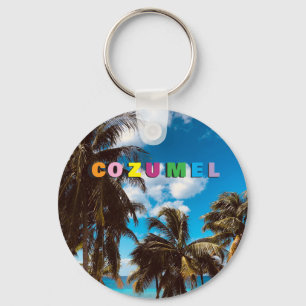 Porte-clés Marché de souvenirs de Cozumel au Mexique
