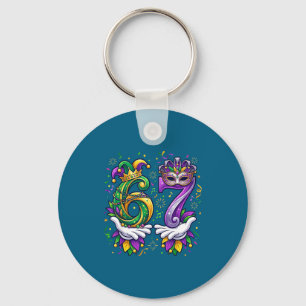 Porte-clés Mardi Gras drôle 67 Mème Six