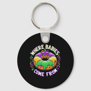 Porte-clés Mardi Gras Où Les Bybies Viennent Du King Cake 4