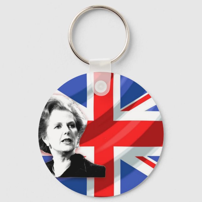 Porte-clés Margaret Thatcher Union Jack (Recto)