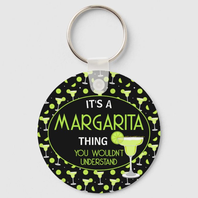 Porte-clés Margarita Cocktail Cute  (Recto)