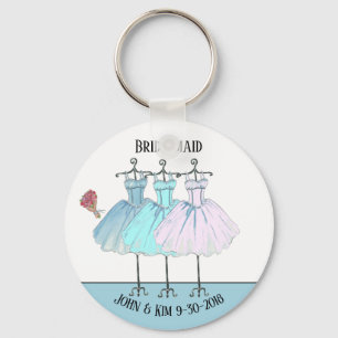 Porte-clés Mariage de la femme de chambre en faveur du porte 