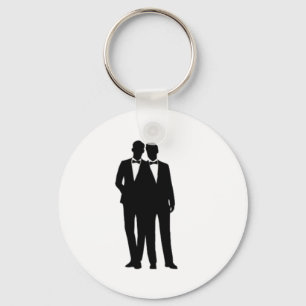 Porte-clés Mariage de mari et mari