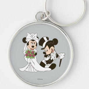 Porte-clés Mariage de Mickey & Minnie Se marier