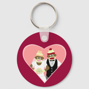 Porte-clés Mariage de singe de réserve