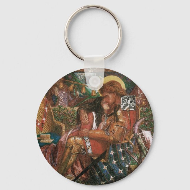 Porte-clés Mariage de St George, Princesse Sabra par Rossetti (Recto)