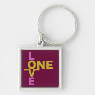 Porte-clés Mariage Égalité / One Love porte - clé personnalis
