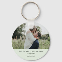 Mariage minimal simple Enregistrer la date Photo v