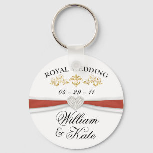 Porte-clés Mariage royal - William & Kate Elegant Keepsakes