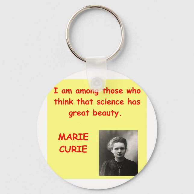 Porte-clés Marie Curie (Recto)