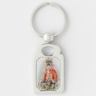 Porte-clés Mariée en rouge lors d'un mariage chinois à Shangh