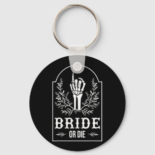 Porte-clés Mariée Ou Mourir Main De Squelette Gothique Enterr