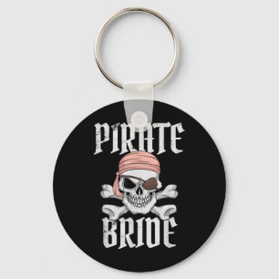 Porte-clés Mariée Pirate Crâne de Pirate & Os Croisés Pir