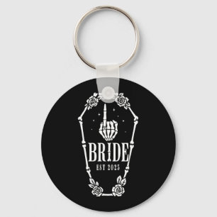 Porte-clés Mariée squelette marié mariage Halloween fête