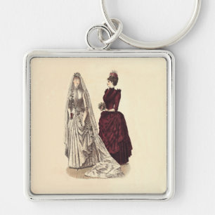 Porte-clés mariées Vintages mariages et demoiselle d'honneur