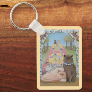 Porte-clés Mariés Chat & Chatte Personnalisés