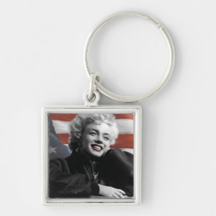 Porte-clés Marilyn patriote