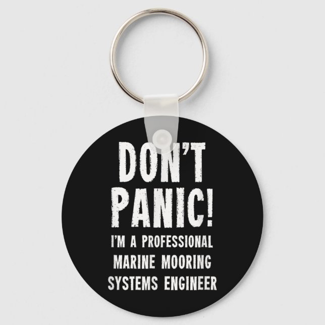 Porte-clés Marine Mooring Systems Engineer  (Recto)