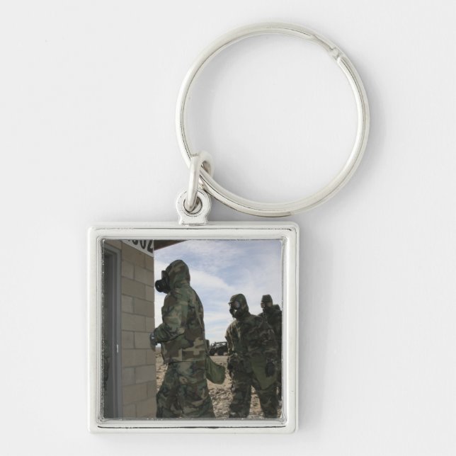Porte-clés Marines et navigateurs dans la chambre à gaz (Devant)