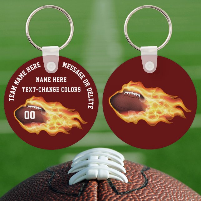 Porte-clés Maroon, Porte - clés de football sur mesure, CHANG (Créateur téléchargé)
