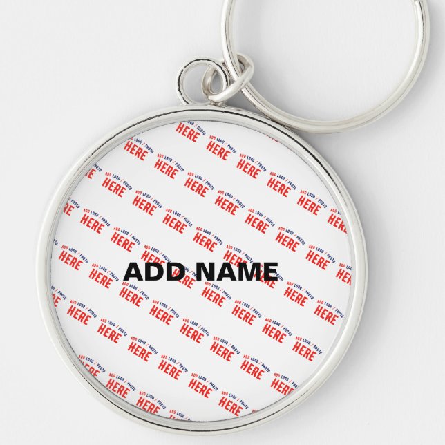 PORTE-CLÉS MARQUE BLANCHE MODERNE ET PERSONNALISABLE VÉRIFIÉE (Devant)