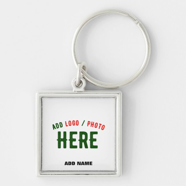 PORTE-CLÉS MARQUE BLANCHE MODERNE ET PERSONNALISABLE VÉRIFIÉE (Devant)