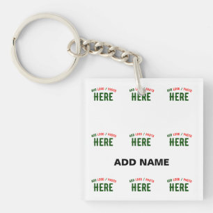 PORTE-CLÉS MARQUE BLANCHE MODERNE ET PERSONNALISABLE VÉRIFIÉE