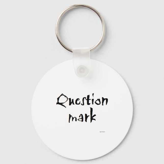 Porte-clés Marque de question (Recto)