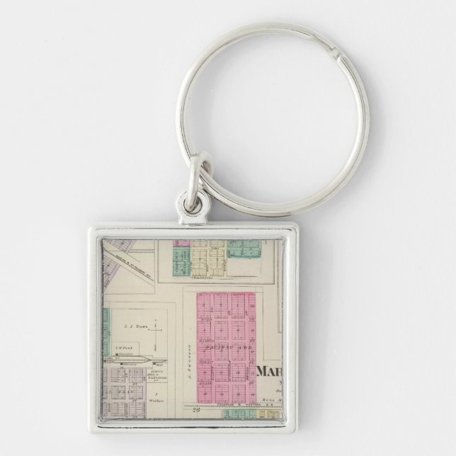 Porte-clés Marquette, Conway, Galva, Elyria, Ames, Kansas (Devant)