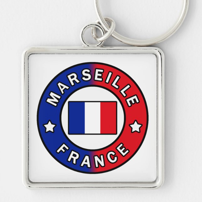 Porte-clés Marseille France (Devant)